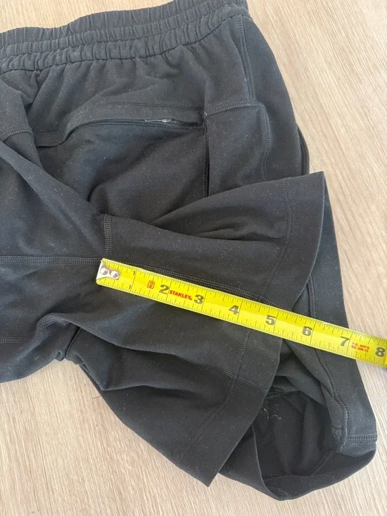 Lululemon Black Jersey Shorts Cotton Feel 5’ - Picture 4 of 5